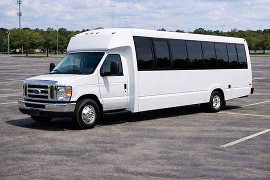 25-passenger minibus available for charter in Roswell, GA